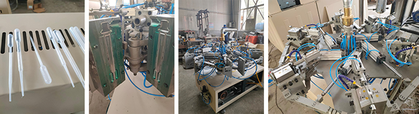 4/6/8 station rotary blow molding machine for manufacturing droppers