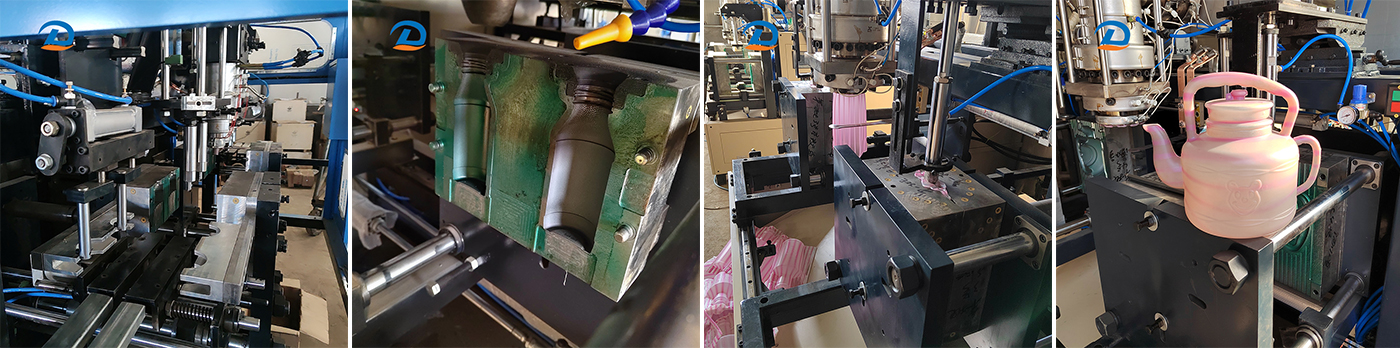 High-Efficiency 2/3/4Head Chemical Drum Blow Molding Machine