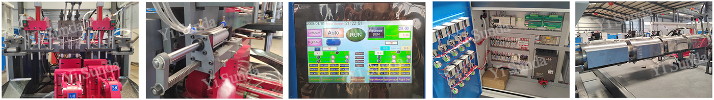 Fully automatic 6-chamber ball pit machine for children, toy car blow molding machine